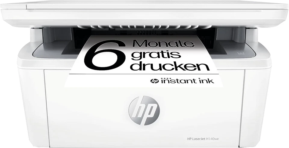 HP LaserJet MFP M140w Printer 3in1 Drucken+Scannen+Kopieren+WiFi+ Instant Ink - Bild 1 von 4