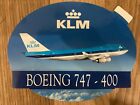 KLM ROYAL DUTCH AIRLINES  B747-400  STICKER 1980s