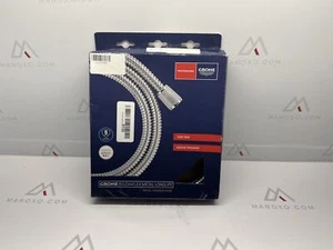 GROHE 28143000 RelexaFlex 59" Metal Longlife Shower Hose, Starlight Ch - Picture 1 of 2