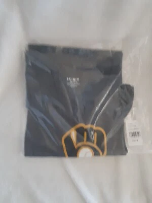 Milwaukee Brewers  Tri-Blend V-Neck Navy  Women's T-Shirt Size Medium  Brand New - Image 1 of 4