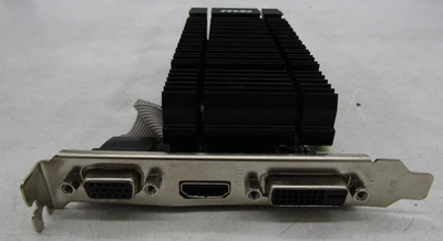 MSI NVIDIA GeForce GT 730 N730K-2GD3H/LPV1 2GB DDR3 - Image 1 of 4