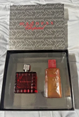 JUEGO DE COLECCIÓN RARO CHOPARD MADNESS EAU DE PARFUM Y GEL DE DUCHA NUEVO EN CAJA Foto 1 de 2