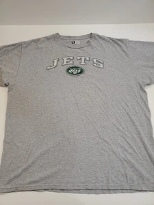 New York Jets Size 2XL Gray Short Sleeve T-Shirt by NFL Team Apparel - Picture 1 of 11