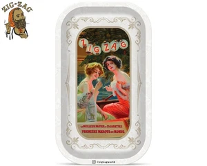 ZICK-ZACK Rolling Tray - kleines Rolling Tray Vintage Laternen 10 3/4" x 6 1/2" NEU - Bild 1 von 4