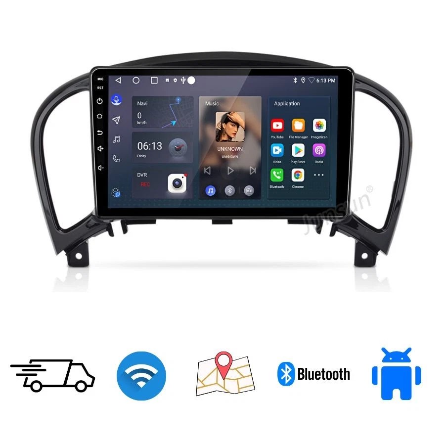 9" Android 14 Autoradio Für Nissan Juke 2010-2014 GPS Navi DSP Wifi BT DAB 1+32G - Bild 1 von 4