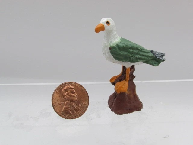 Кукольный домик миниатюрная металлическая статуэтка чайка ручная роспись MUL5334 - Изображение 1 из 1