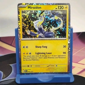 Juego de cartas coleccionables Pokémon Miraidon 003/015 McDonald's 2024 Happy Meal Holo Foil - Imagen 1 de 3