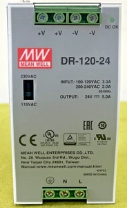 FUENTE DE ALIMENTACIÓN MEDIA WELL DR-120-24 - Imagen 1 de 11