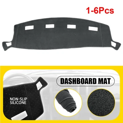 Alfombrilla de tablero Fit 2002-2008 Dodge Ram 1500 2500 cubierta tablero interior coche almohadilla 1-6X Foto 1 de 4