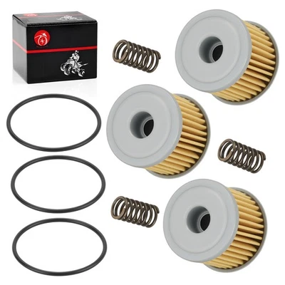 3-Pack Oil Filter & O-Ring Spring For Honda CRF450RWE CRF450RX CRF450X 2002-2024 - Image 1 of 4