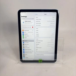 Złamany odblokowany Apple iPad 10. generacji 64GB 18,5 MQ6K3LL/A Zły wyświetlacz LCD - Zdjęcie 1 z 10