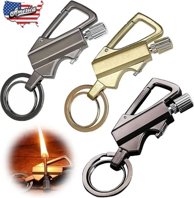 Encendedor Infinito Permanente Match con Llavero Multitool 2 en 1 Encendedor Tubo Metal Foto 1 de 4