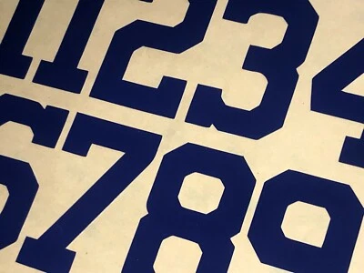 INDIANAPOLIS 2025 Current Football Helmet Numbers Decals FULL Size 3M 20MIL - Image 1 of 2