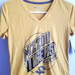 Champion NCAA Women's University V-Neck Shirt , Missouri Tigers, Small - Picture 1 of 10