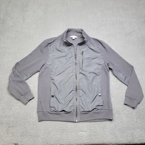 Calvin Klein Classic Fit Coupe Classique Adult Jacket Full Zip Gray Size M Mens - Picture 1 of 19
