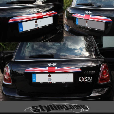 BARRA BAGAGLIAIO UNION JACK COLOR per MINI COOPER R56 R57 Cabri R58 Roadstr R59 - Immagine 1 di 4
