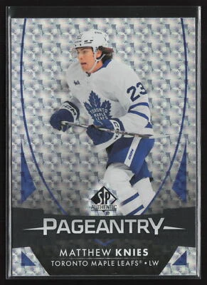 Matthew Knies 2023-24 SP Authentic Pageantry #P-64 Toronto Maple Leafs - Image 1 of 2
