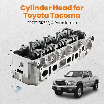 Complete Cylinder Head for Toyota Tacoma 01-04 2.4L 2.7L 16V 2RZFE 3RZFE DOHC - Image 1 of 4