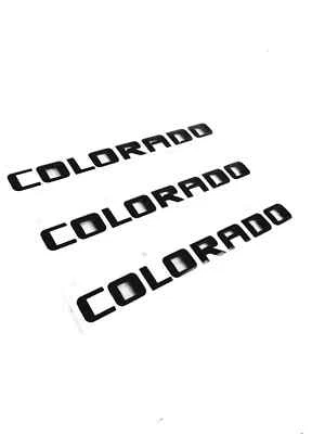2015-2021 雪佛兰 Colorado 黑色车身侧徽章 84471222 黑色数量 3 原始设备制造商通用 — 第 1/2 张图片