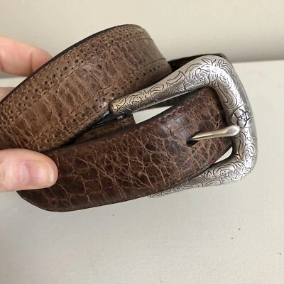 Cinturón Western Ariat Mujer Floral Repujado Marrón S/M 34 Foto 1 de 4