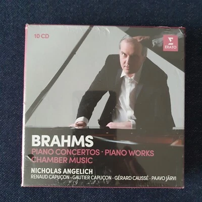 Brahms: Piano Concerto, Chamber Music - Angelich, Capuçon, Järvi, 2017, 10CD NEW - Image 1 of 4