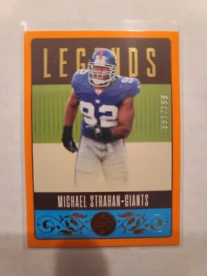 2023 Legacy Legends Michael Strahan #133 Orange Parallel 91/199 New York Giants - Image 1 of 2