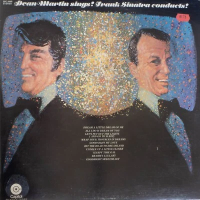DEAN MARTIN SINGS! FRANK SINATRA CONDUCTS! - Vinyl LP - Capitol - 1963 - VG 822 - Image 1 of 3