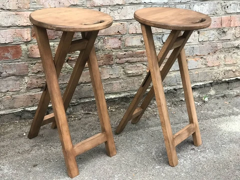 wooden folding stool furniture kitchen seating seat bar high chair side table Cover