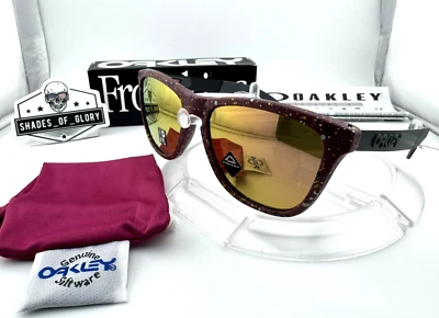 OAKLEY FROGSKINS MIX SPLATTER VAMPIRELLA PRIZM ROSE GOLD SUNGLASSES OO9428-10 - Image 1 of 4