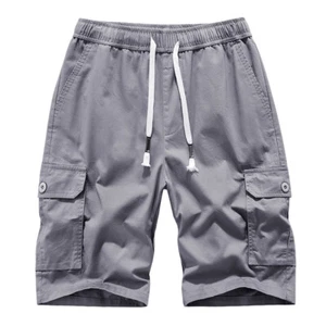 Verano Nuevo Ropa de Trabajo Pantalones Cortos Hombre Algodón Puro Informal Pantalones Cinco Cuartos Pantalones - Imagen 1 de 31
