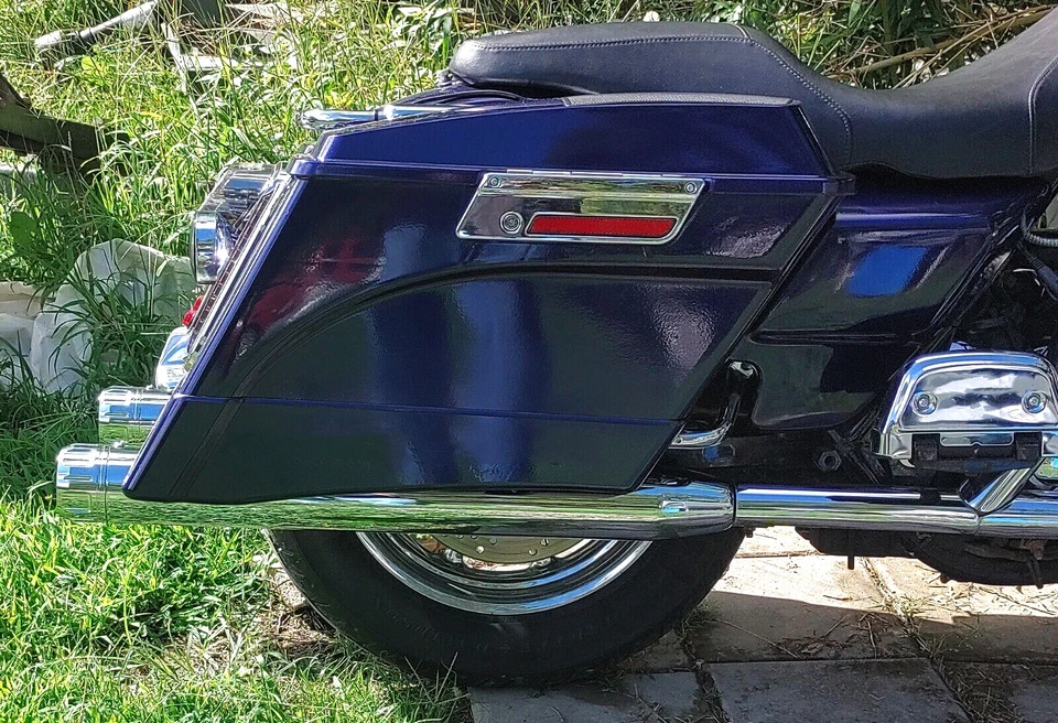 3.5" Deep Tone Throaty Sound Slip-On Mufflers Exhaust For 95-16 Harley Touring - Image 1 of 4