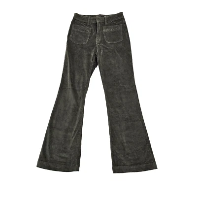 Pantalones Prana Mujer Talla 10/30 Pana Trampas Cintura Alta Bootcut Verde 1961561 Foto 1 de 4