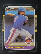 Gary Carter - New York Mets - 1987 Donruss Baseball Card #69