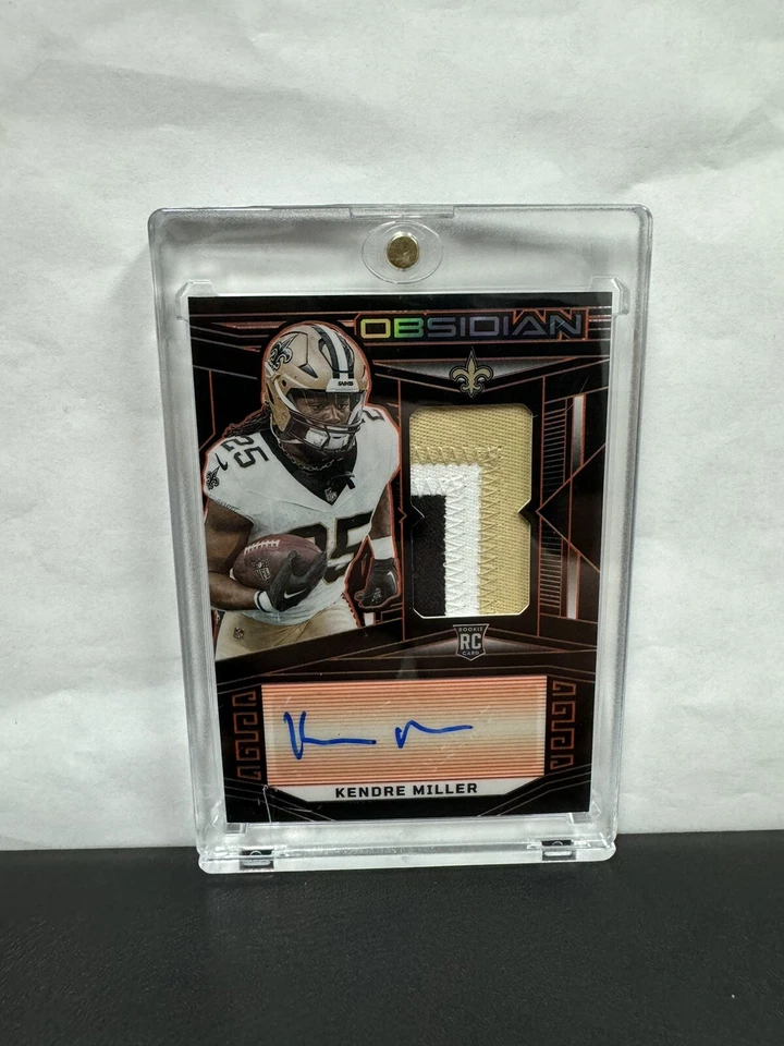 2023 Panini Obsidian - Rookie Jersey Autographs Orange Electric Etch #208 Kendre - Image 1 of 2