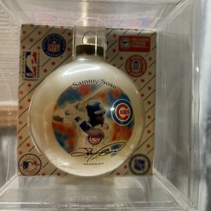 SPORTS Collectors Series Unique Glass Ornament Sammy Sosa Chicago cubs - Picture 1 of 6