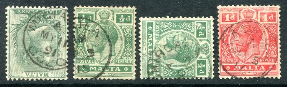 MALTA: (19574) MIGIAARRO etc postmark/cancels - Image 1 of 1