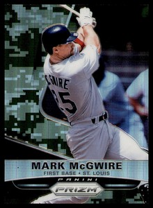 2015 Panini Prizm Mark McGwire Camo Prizm /199 (Rare)