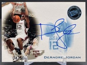 2008-09 PRESS PASS NBA Basketball #PPS-DJ DeAndre Jordan Blue On Card Auto /50