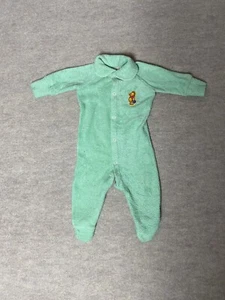 Vintage Sears Winnie The Pooh Fleece Footie Pajamas Sleeper Baby 1B 13-16 Pounds - Picture 1 of 5