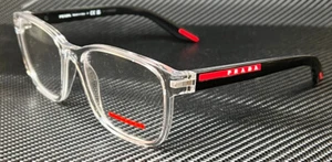 PRADA LINEA ROSSA PS 06PV 2AZ1O1 Crystal Men's 55 mm Eyeglasses - Picture 1 of 4