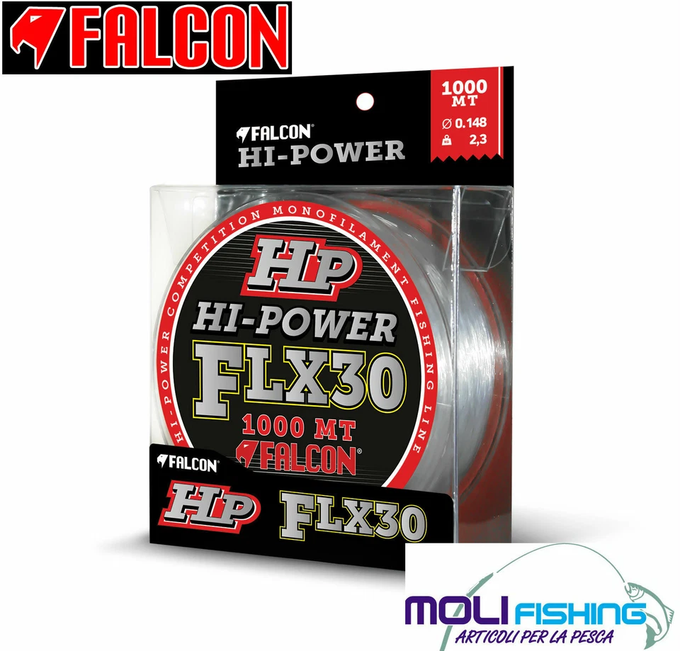 MONOFILO NYLON PESCA DA BOBINA FALCON FLX 30 BOBINA 1000 MT DIAMETRI A SCELTA - Immagine 1 di 1