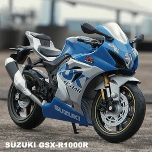1:12 Suzuki GSX-R1000R Alloy Die Cast Motorcycle Model Toy | Autobike Gift - Picture 1 of 19