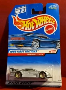 1999 Hot Wheels #926 First Edition 26/26 MERCEDES CLK-LM Gray w/Gold  Spokes Car - Picture 1 of 2