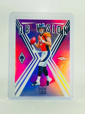 2019 Panini Phoenix Drew Lock RC QB Vision Pink #165/199 - Image 1 of 2