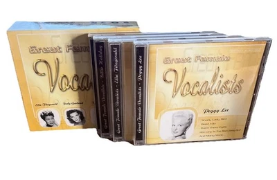 Great Female Vocalists CD 4 Disc Box Set Peggy Ella Billie Judy - Image 1 of 4