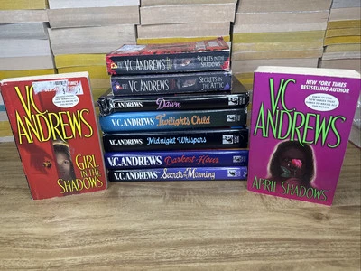Lot X 9 V.C Andrews Books Paperback Hardcover Mix 3 Complete Series Dawn - Image 1 of 4