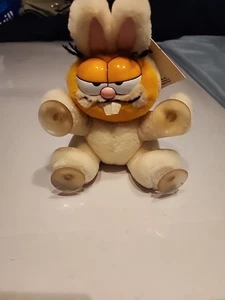 NEW Vintage Dakin Garfield Plush 1978 Stuck On You Bunny Suction Cups - Picture 1 of 8
