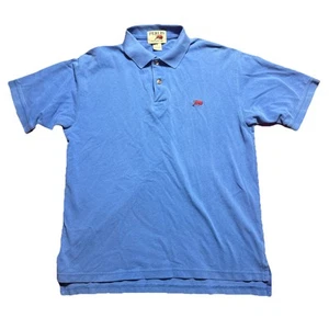 Polo Perlis uomo taglia small blu gamberi golf cotone peruviano mardis gras - Foto 1 di 6