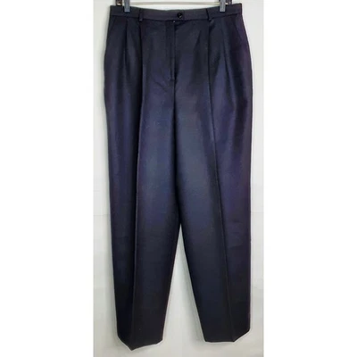 Jones New York Dress Pants Women's Size 14 Black Wool   Wide Leg Vintage   - Image 1 of 4