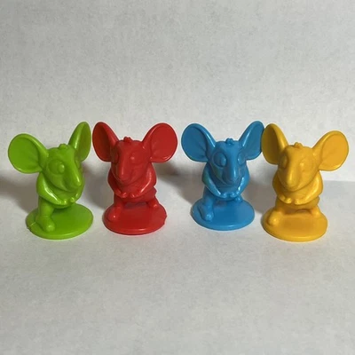 Mousetrap Hasbro 2016 Game Replacement Piece Part 4 Player Pieces Mice - Image 1 of 4